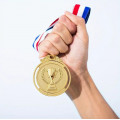 Chest medal, personalized medal with space for engraving, for sports, events, competitions, awards