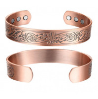 Ayurvedic copper magnetic bracelet to strengthen the body, nervous, cardiovascular system, prevention of arthritis, arthrosis