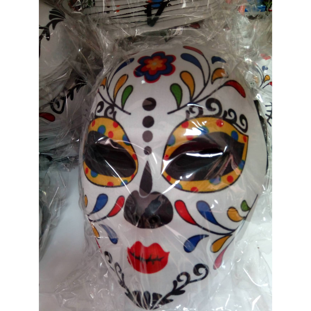 Карнавальная маска в мексиканском стиле — идея костюма на Хэллоуин - маска из мультфильма Тайна Коко