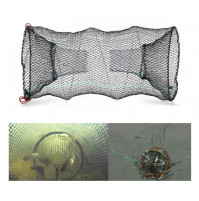 Fishing net, folding mesh trap for catching fish, crabs, crayfish