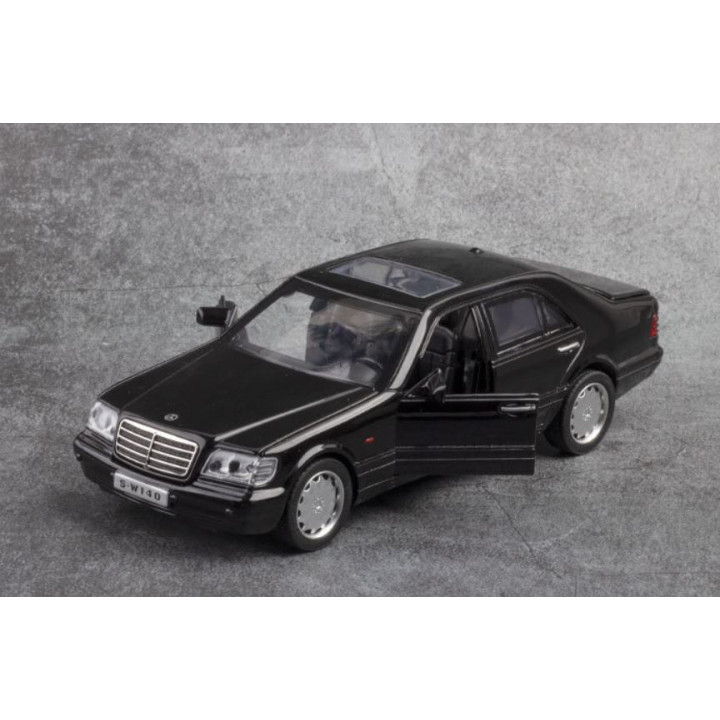 Collectible metal car Mercedes Benz W140 Diecast, scale 1:32