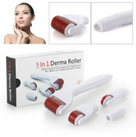 5 in 1 derma rollers of different lengths - DRS face mezorollers