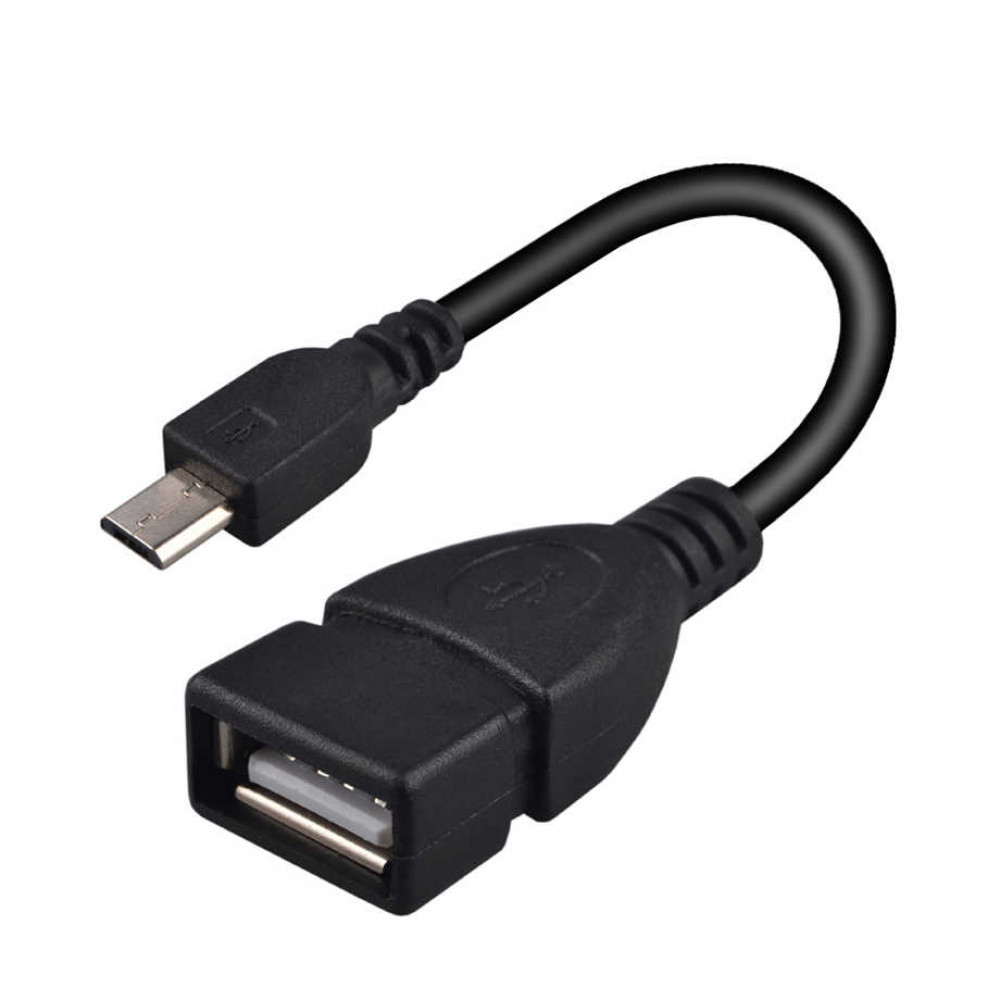 Micro USB paps uz USB mama OTG adapters peles, klaviatūras pieslēgšanai pie viedtālruņa vai planšetes
