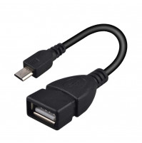 Micro USB папа на USB мама - адаптер OTG