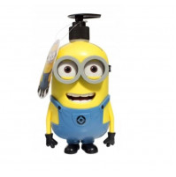 Baby shower gel with dispenser, Pixar Bubble Bath Minion Descipable Me in the form of a 3D figure of the Minion from the cartoon Despicable Me, 500 ml