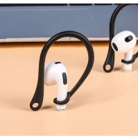 Ergonomic, silicone, soft holder for wireless Airpods, protects against earphones falling out