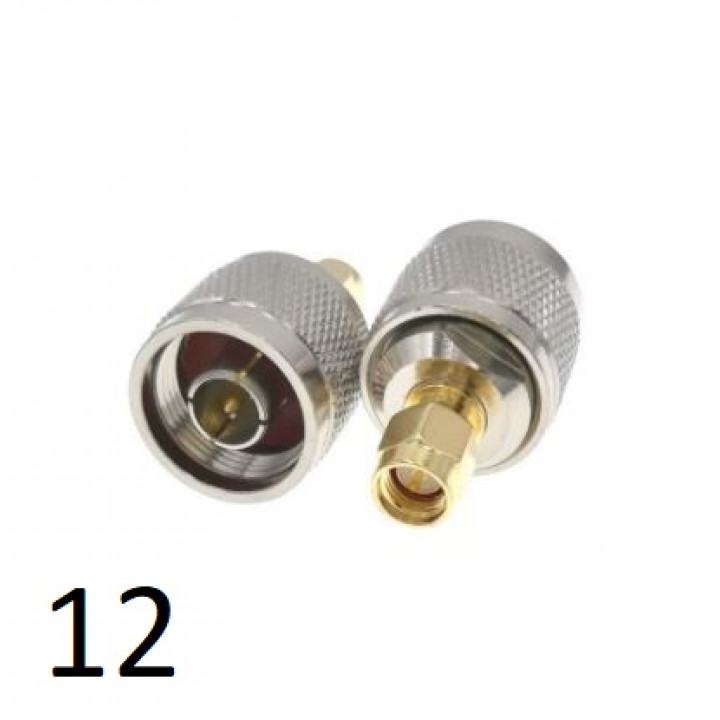 Adapter for coaxial cable PL259 SO239, BNC, N, SMA, UHF, 90