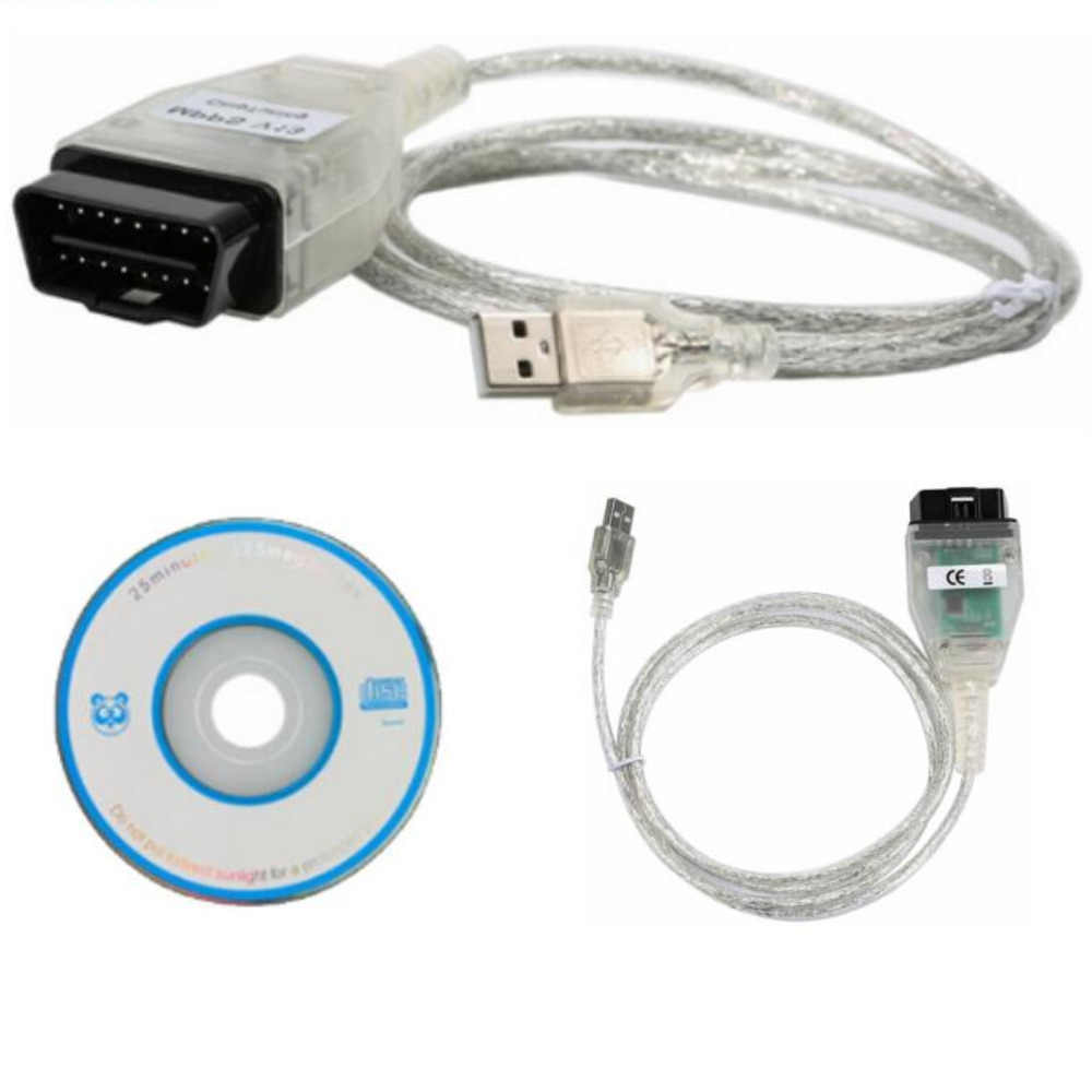 Universālais kabelis automašīnu pārbaudei un čip tuningam MPPS 13.02 OBDII vai K + DCAN USB INPA 5.5.1