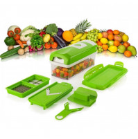 Grater 14 in 1, Chopper for Vegetables, Fruits, Nuts, Nicer Dicer Plus Cheese with Sealed Container