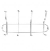 High-quality convenient screwed nickel-plated metal hanger with 8 hooks