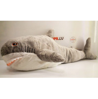 Mīksta plīša bērnu rotaļlieta Milzīga Haizivs, 70 cm