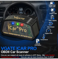 Автомобильный диагностический OBD2 адаптер, автосканер Vgate iCar Pro ELM327 Bluetooth 4.0 (iOS, Android) v2.3