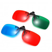 Color blind glasses, red-blue or red-green lenses for color blindness, daltonism