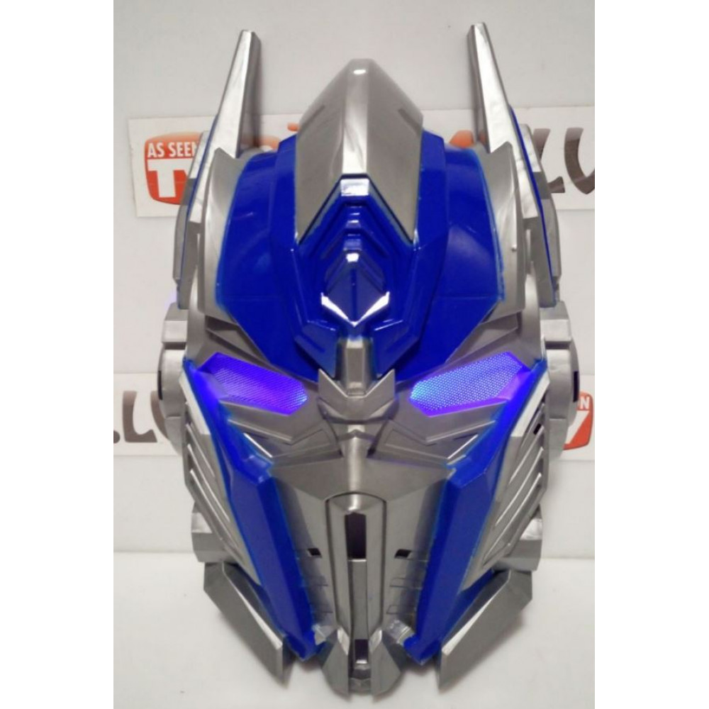 Optimus Prime Autobot LED mask with glowing eyes from Transformers