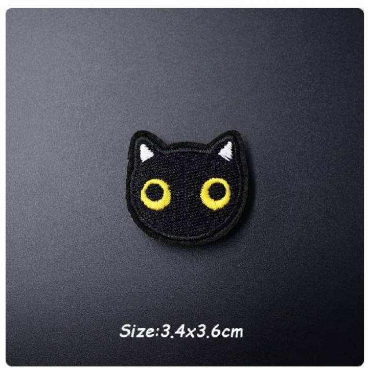 Patches on a backpack, clothes - Cute kitties - . Gift Ideas