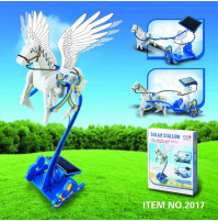Childrens educational constructor on a solar battery - Horse Pegasus