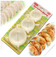 Lightweight plastic mold for modeling, cooking dumplings, 3 pcs