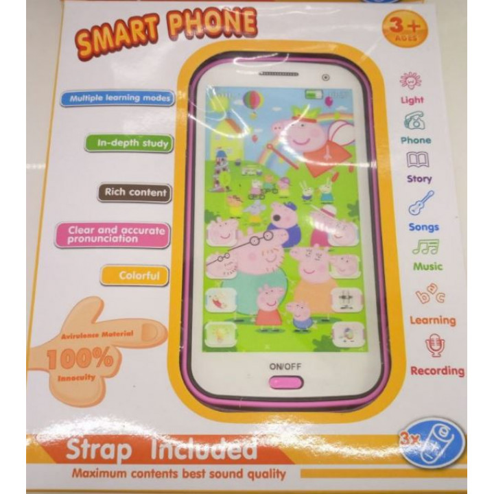 Interactive 4D smartphone with the hero of the popular cartoon - Peppa Pig