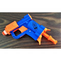 Детская интерактивная игрушка, карманный пистолет с мягкими пулями, аналог Nerf