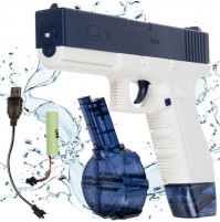 Childrens interactive toy, automatic water gun with built-in battery