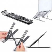 Ergonomic cooling folding aluminum laptop stand, comfortable computer work