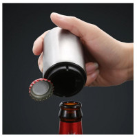 Automatic metal magnetic opener for beer bottle, soda, lemonade