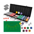 Huge, professional Texas Hold'em poker set, a gift for a gambling friend, 500 chips