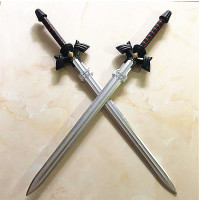 Безопасный двуручный меч для косплея, ролевых игр, коллекционеров