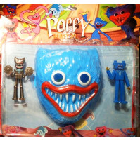 Hagi Vagi, Kisi Misi vai Killi Villi Poppy Playtime rotaļu komplekts bērniem ar masku un kolekcionējamām figūrām