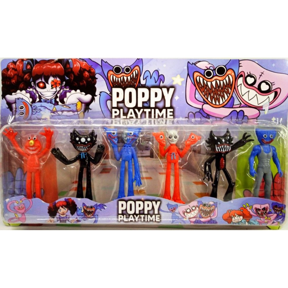Poppy Playtime 5 Official Collectible Action Figure Huggy Wuggy and poppy  New