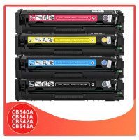 Krāsu maiņas kasetne kartridžs CF210A 540A B540A CB541A CB542A CB543A HP Color LaserJet CP1215 CP1515n CP1518ni CM1312 printerim