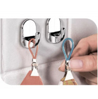 Ergonomic loops for hanging towels, oven mitts, with a clothespin, 5 pcs