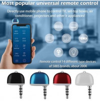 Universal 3.5mm Air Conditioner/TV/DVD/STB IR Remote Control For iPhone Android Phone control TV, set-top boxes, air conditioner