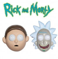 Cult cartoon Masks - Rick and Morty
