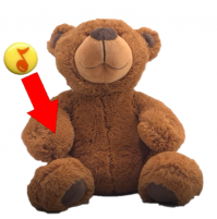Интерактивная мягкая игрушка - Медведь сказочник, рассказывает сказки на русском