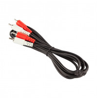 2x RCA male to 2x RCA male cable for connecting audio devices and audio systems