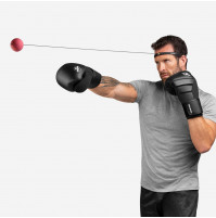 Trainer for the development of speed, agility, strength, reflexes and reactions, balls with elastic bands with different resistances - for boxing, MMA, martial arts