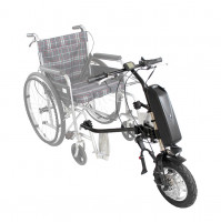RENT. Additional motor-wheel, electric drive for easy movement of a wheelchair