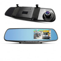 2 in 1 pretatspīduma automašīnas universālais spogulis ar iebūvētu videoreģistratoru