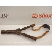 Classic wooden slingshot for hunting, fishing, entertainment