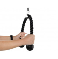 Rope handle, pull for high-quality training of biceps, back muscles, arms, sports, exercise machines