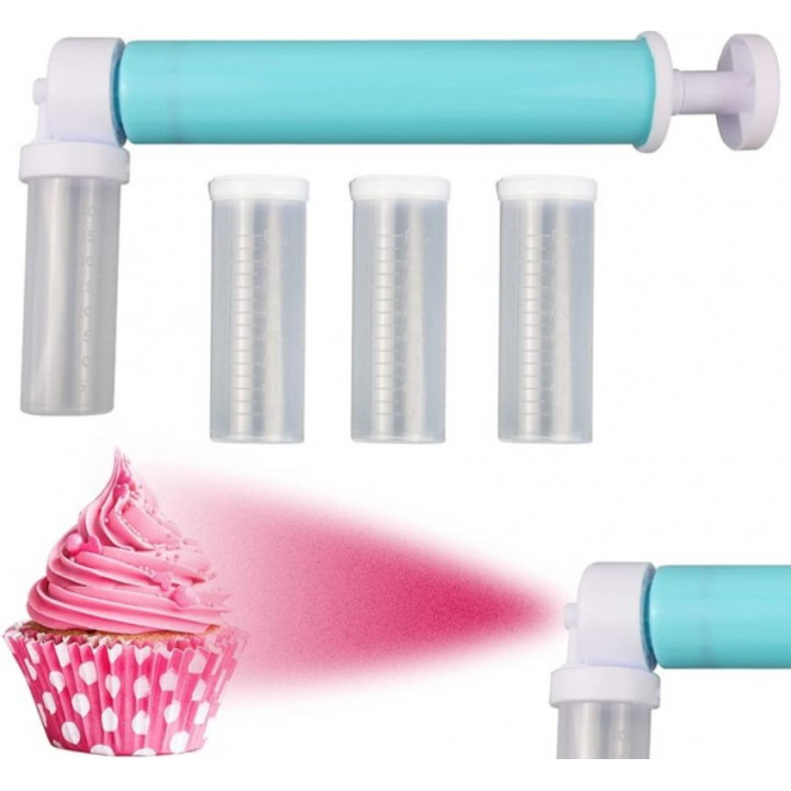 Manual airbrush for decorating cakes, spray gun for painting desserts