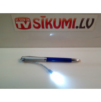 5 in 1 pen - pen, laser pointer, flexible flashlight for night reading, stilus and UV money tester