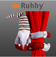 New Year's Christmas clip, curtain holder - Cute Dwarf Ruhhy