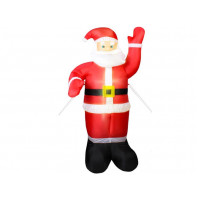 Liela piepūšama 180 cm figūra - Santa Klauss, Salavecis, Ziemassvētku dekors ofisam vai mājai