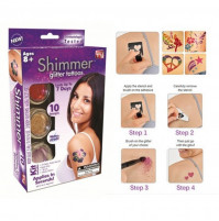 Комплект для блестящих татуировок Shimmer Glitter Tattoo