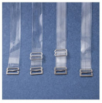 Anti-slip silicone transparent bra straps