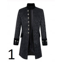 Stylish men's frock coat in steampunk style