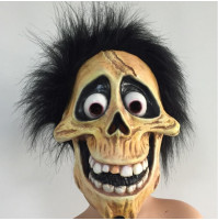 Lateksa karnevāla biedējoša maska ballītēm un svētkiem - Jautrs Skelets no multfilmas Koko Noslēpumi