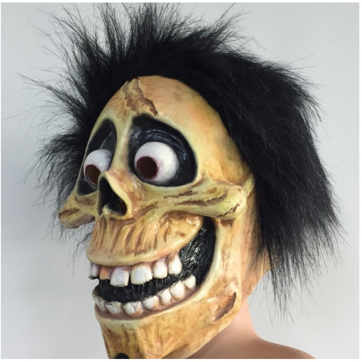 Latex Carnival Party Scary Mask - Happy Skeleton